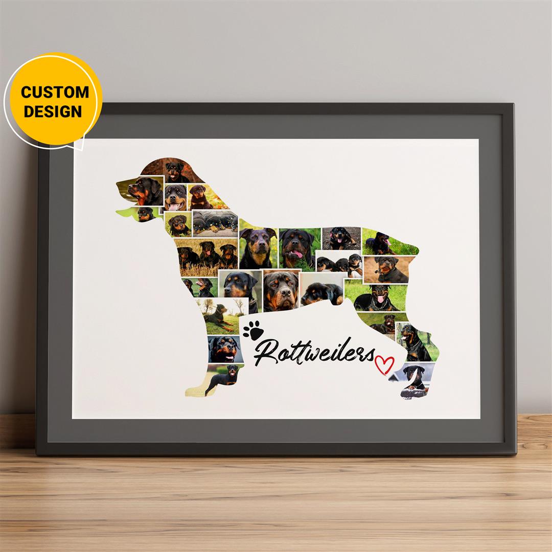 PERSONALIZED DOG COLLAGE GIFTS