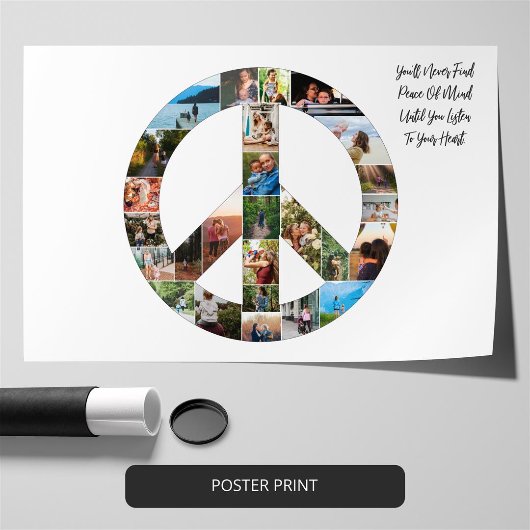 Peace Sign Canvas Wall Art: A Stylish Addition to Your Home Decor