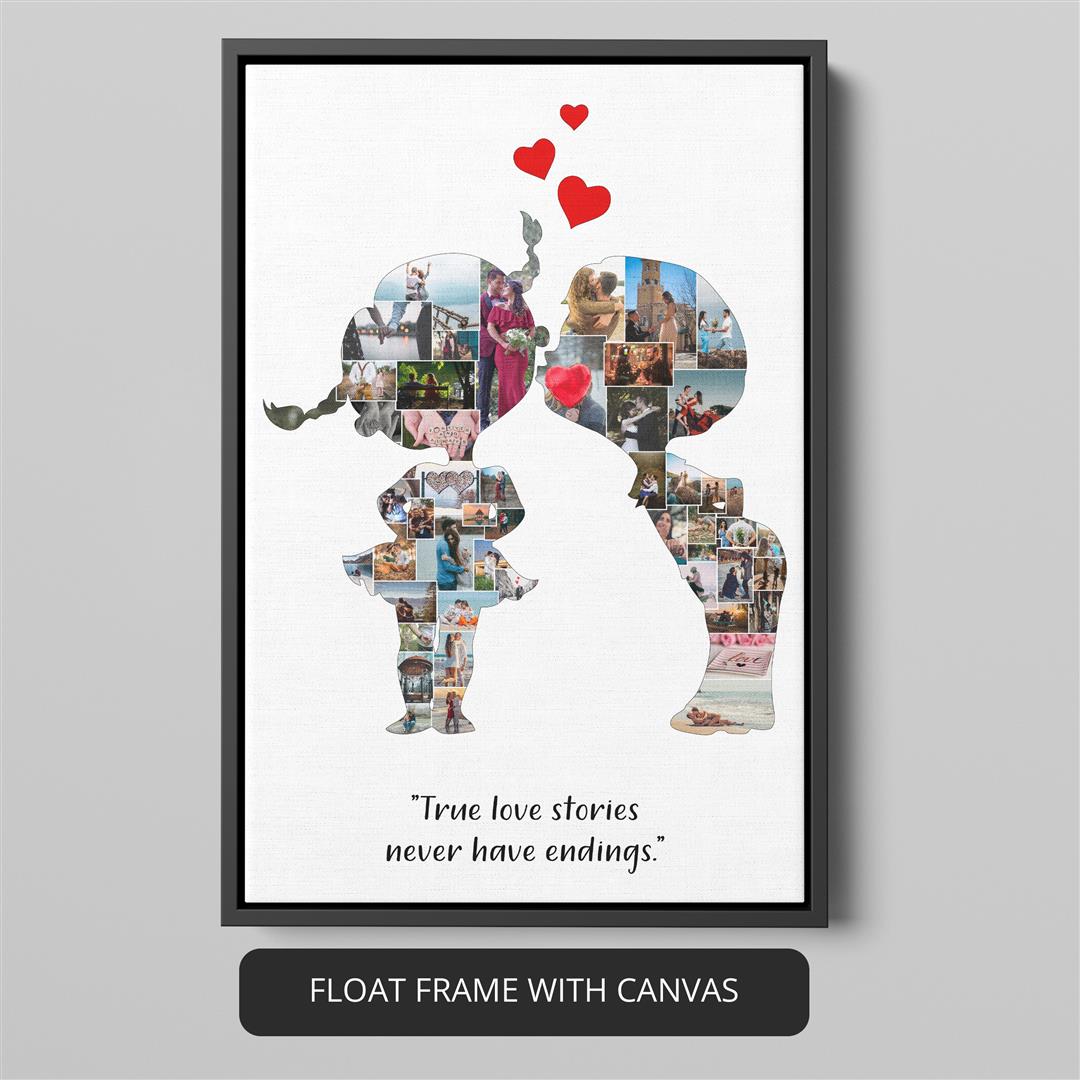 Gifts for Her - Personalized Girlfriend Photo Collage