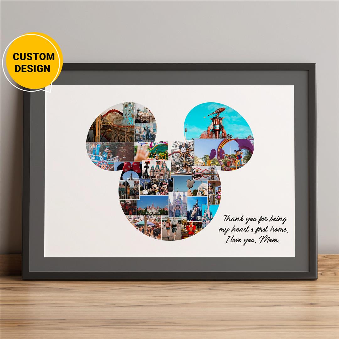 Mickey Mouse 8x10 Picture Frame Custom Disneyland, Disney World, Disney 