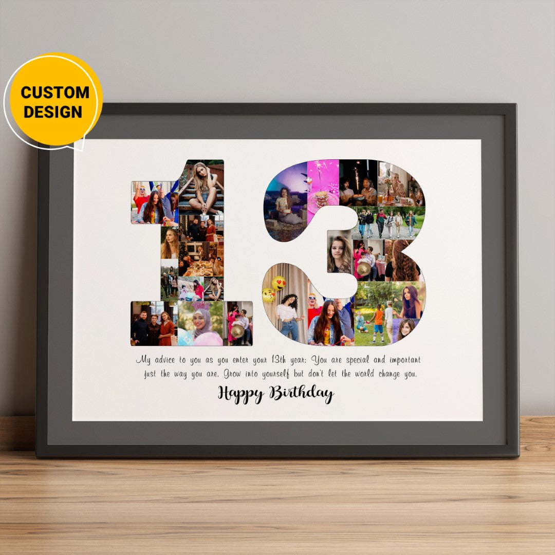 Framed 13TH Anniversary Gifts For Couple 13 Year Anniversary Gifts For Him  Gifts For Her 13TH Wedding Anniversary Gift Prices, Shop Deals Online