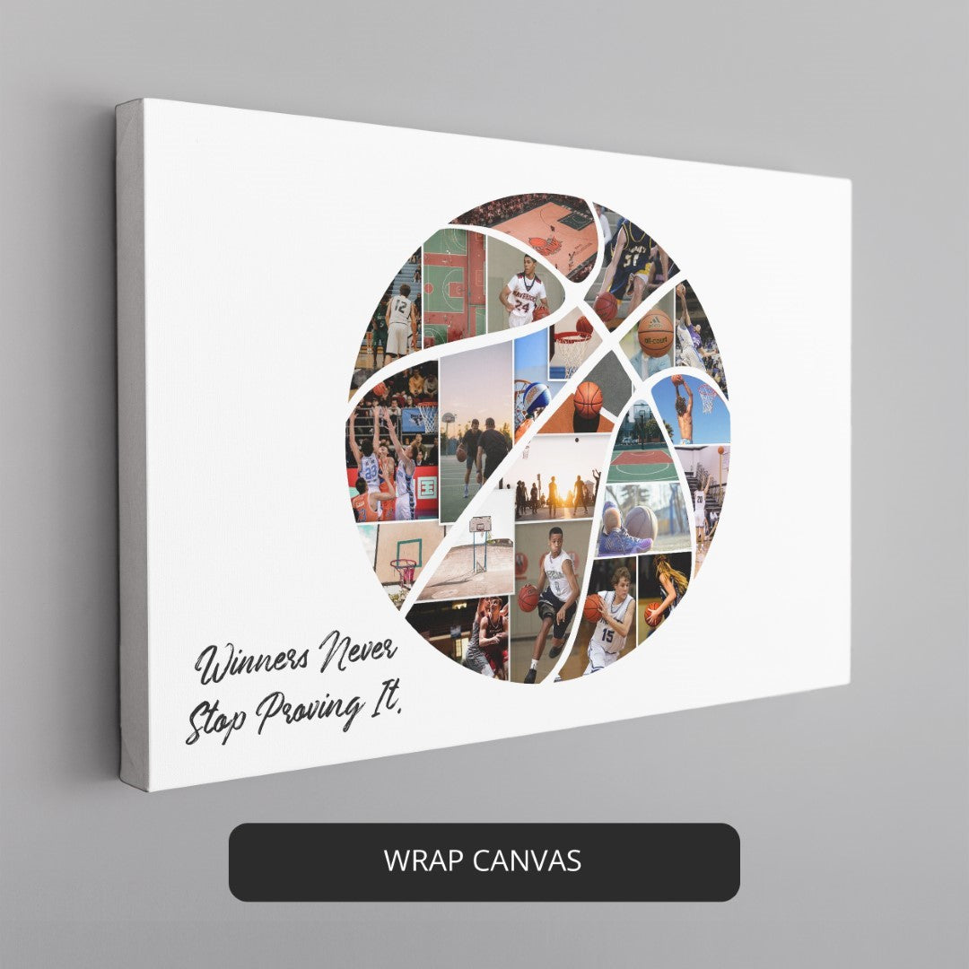 Basketball Frame: Showcase Your Precious Moments with our Personalized Collage