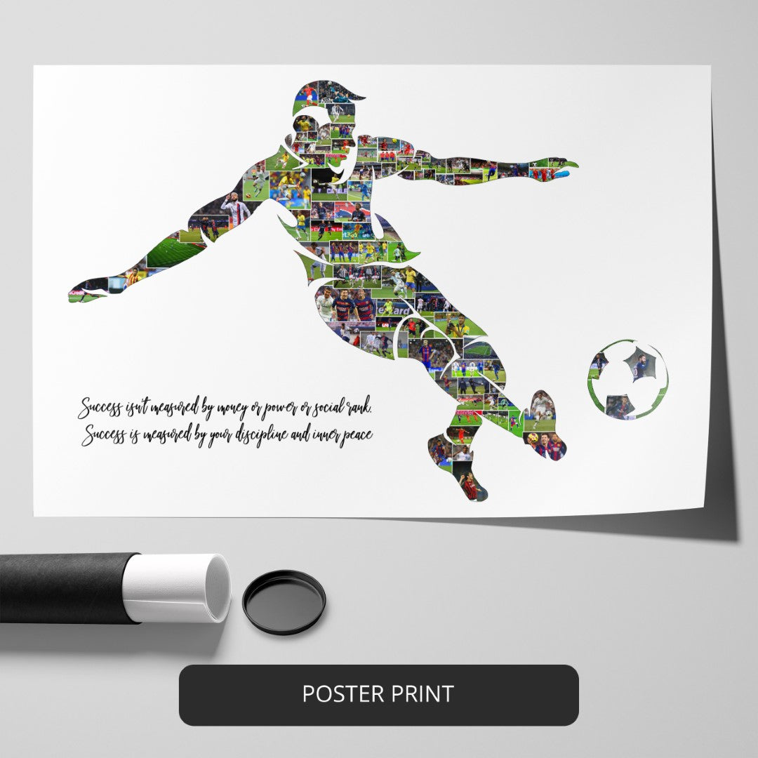 Unique Gifts for Football Coaches - Personalized Photo Collage