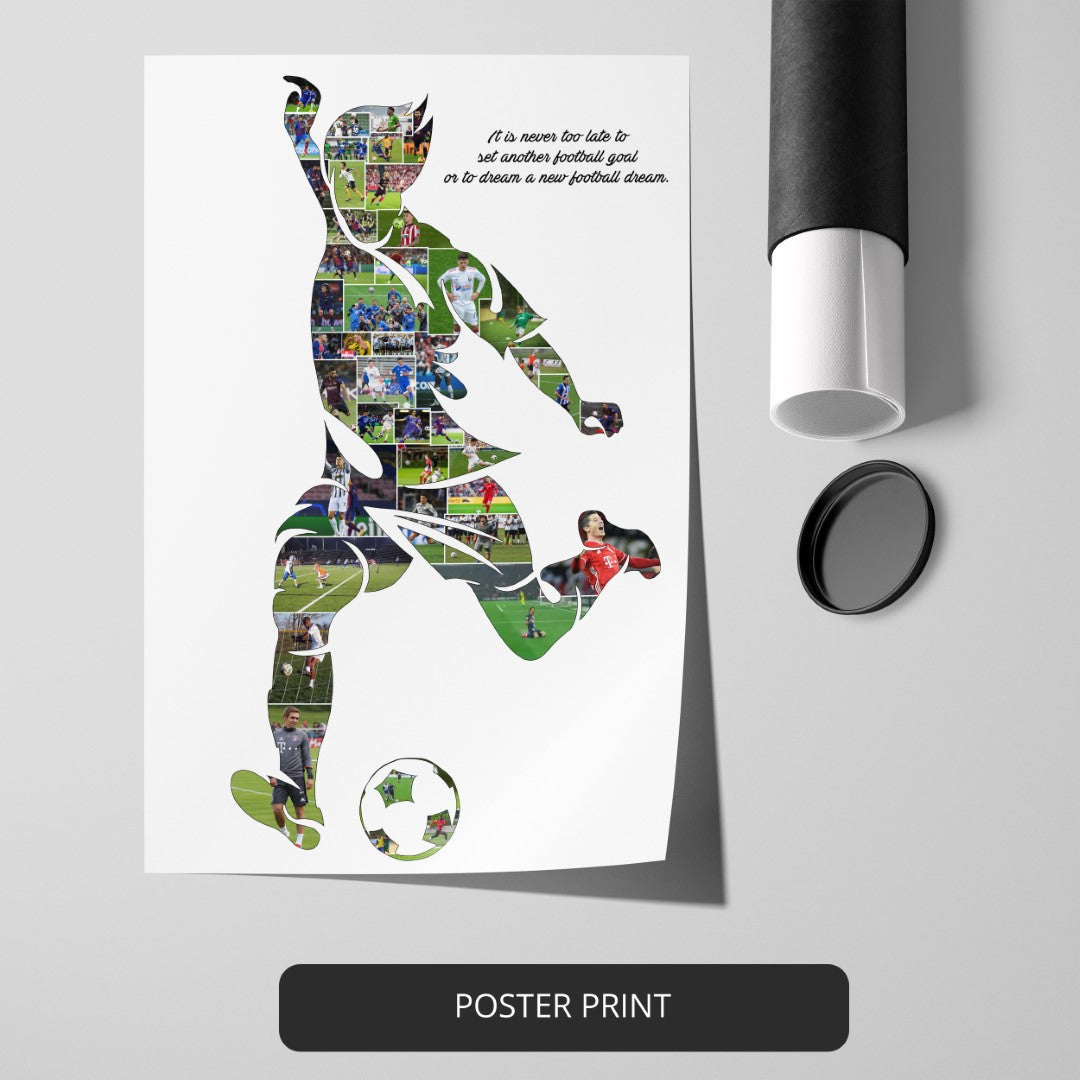 Football Gifts for Boys: Personalized Photo Collage