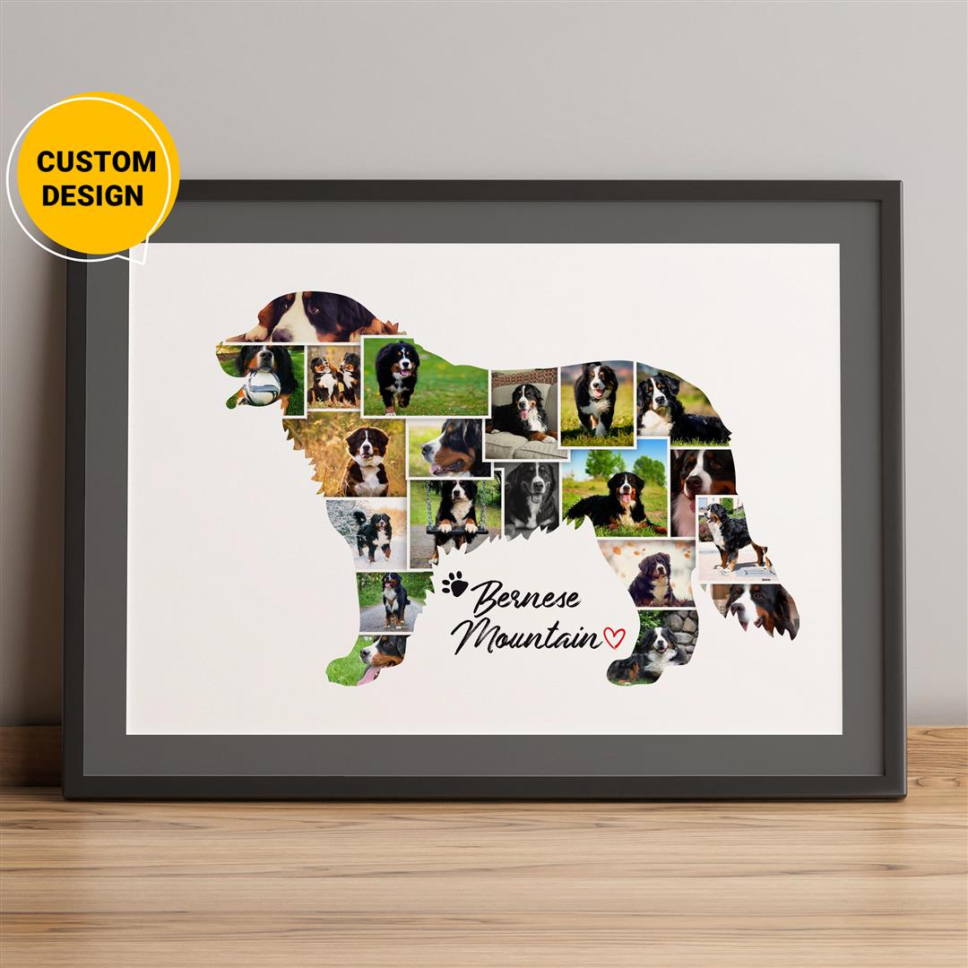 Personalized Photo Collage Dog Memorial Gifts From Collagemasterco.