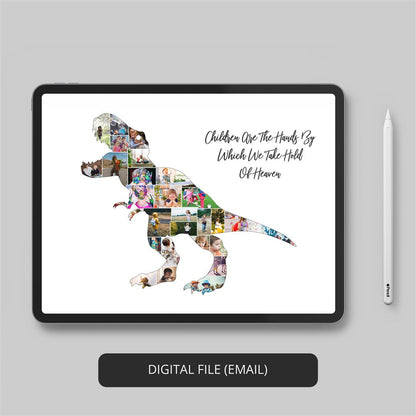 Personalized Dinosaur Gifts for Dino Enthusiasts - Custom Photo Collage
