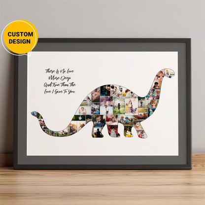 Customizable Dinosaur Gifts: Personalized Photo Collage