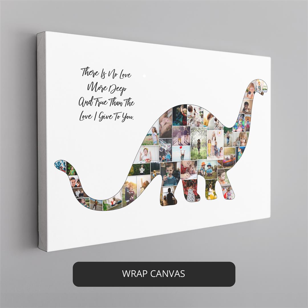 Gifts for Dinosaur Lovers: Unique Personalized Photo Collage