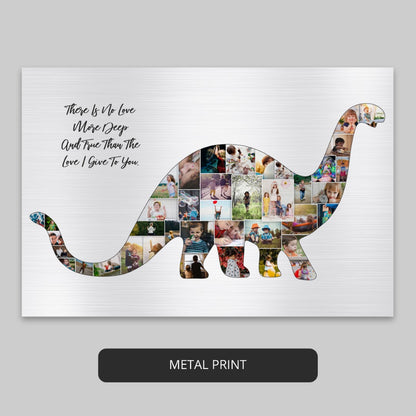 Perfect Gift for a Dinosaur Lover: Personalized Photo Collage