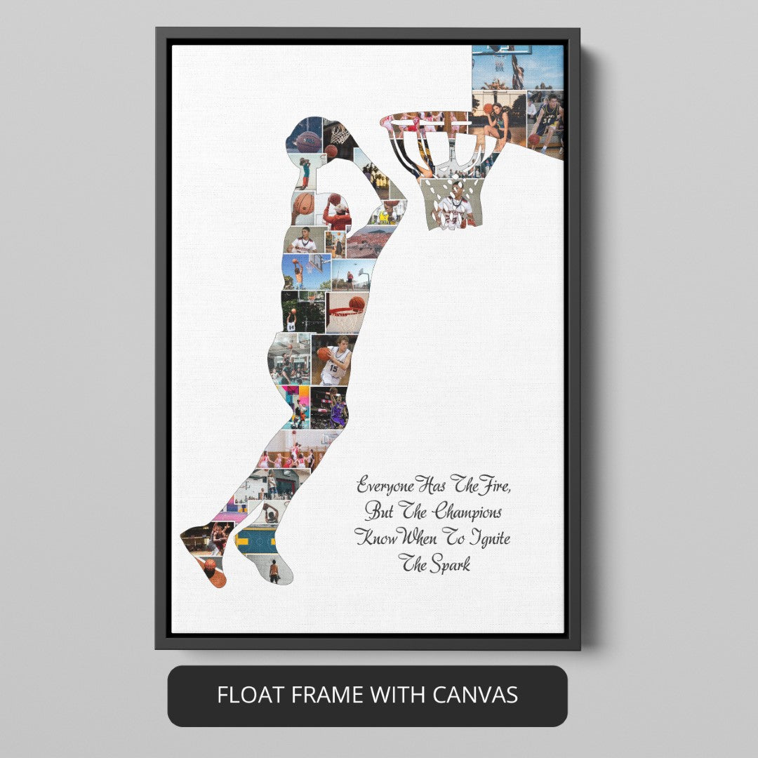 Baseball Team Player Gift Idea: Custom Photo Collage for the Whole Team