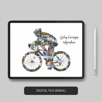 Gifts for cycling lovers: Capture cherished memories with cycling-themed canvas wall art