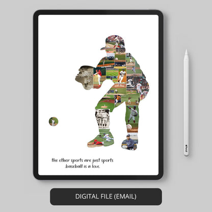 Get Inspired with Custom Baseball Photo Collage: The Ultimate Baseball Gift Idea