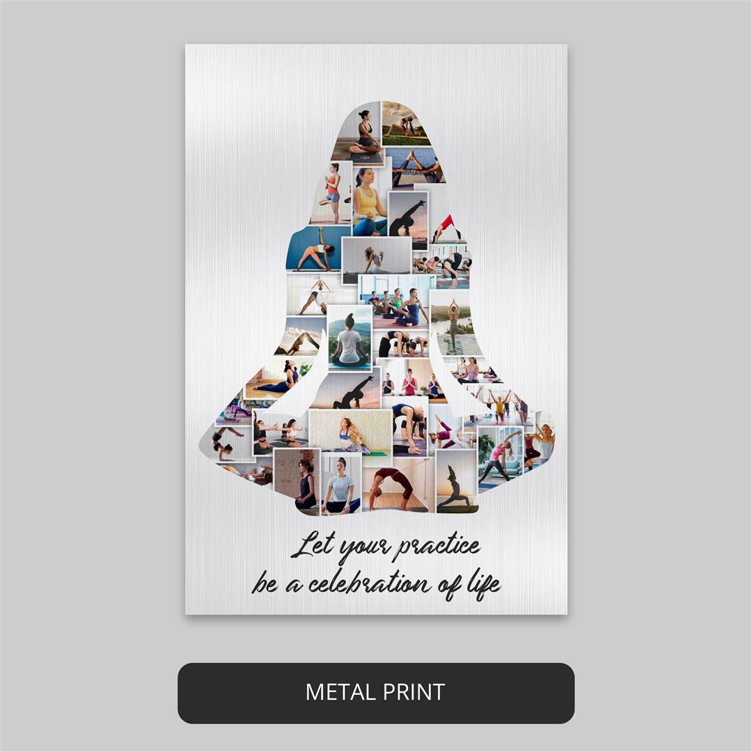 Thoughtful gifts for yoga teachers - Personalized photo collage