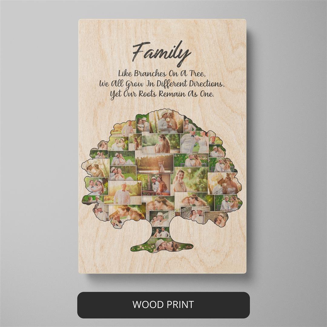 Family Tree Gifts: Personalized Photo Collage for Cherished Memories