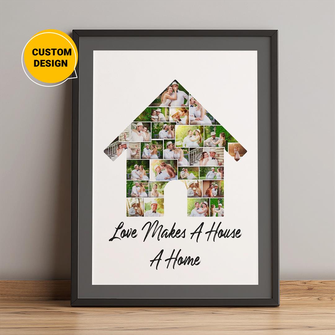 Personalized Photo Collage - Perfect New Home Gift Ideas for Couples