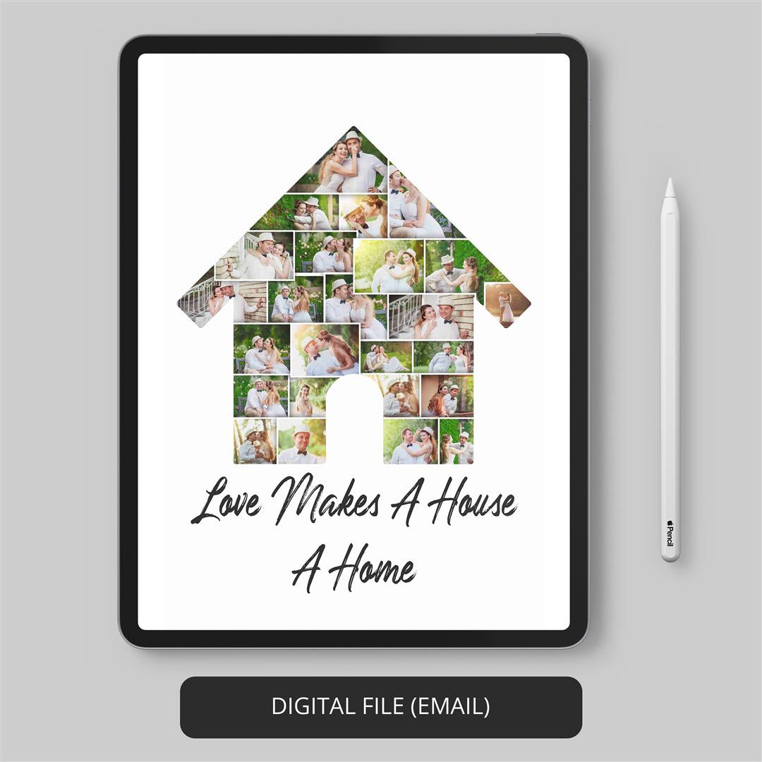 House Wall Art - Capture Memories with a Custom Photo Collage