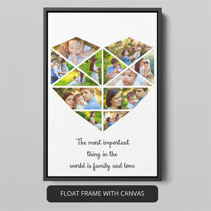 Print Heart Shaped Photo: Create Lasting Impressions with Custom Collage Art