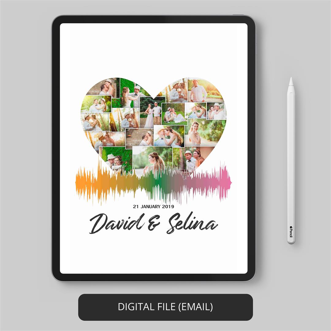 Best Heart Shaped Gifts for Her: Personalized Photo Collage for a Meaningful Present