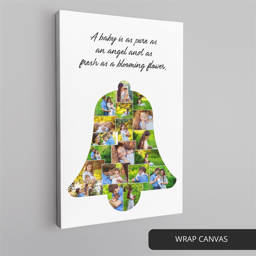 Bell Printing: Metal Art Bells in a Beautiful Collage