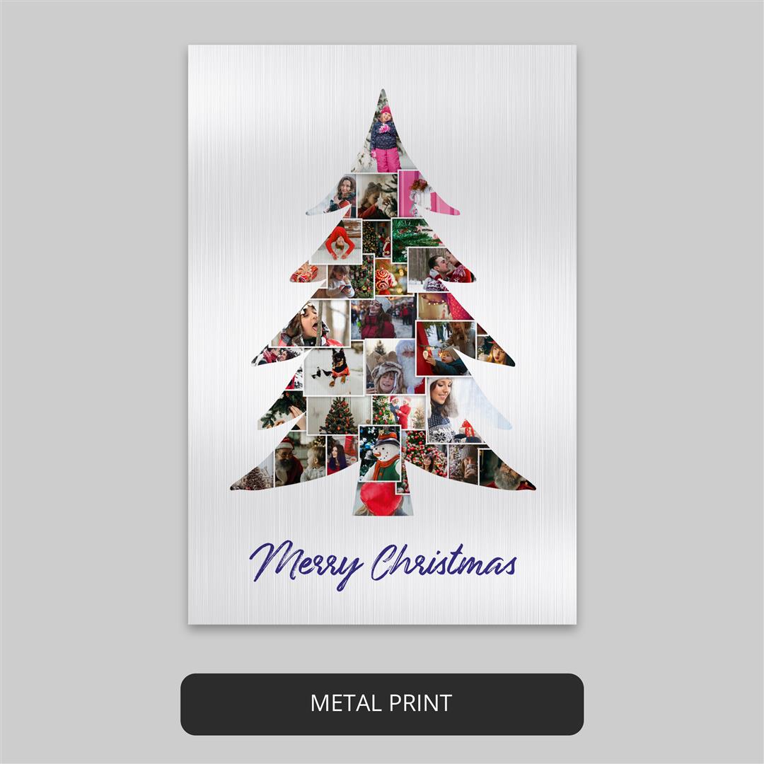 Christmas Tree Poster: Memorable Photo Collage