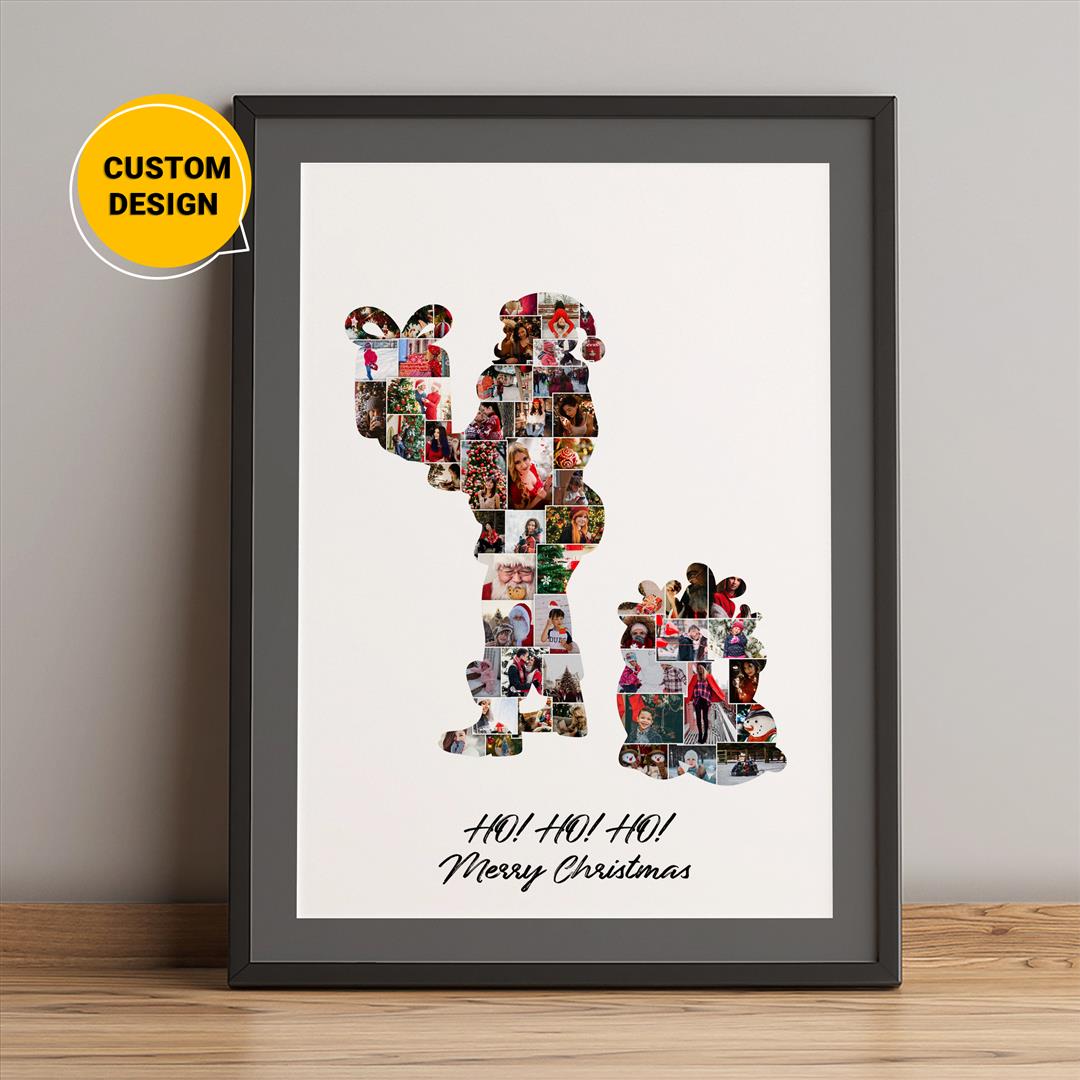 Christmas Photo Collage: Personalized Gift Idea for Her