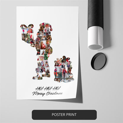 Unique Christmas Gifts: Customized Photo Collage for Mom