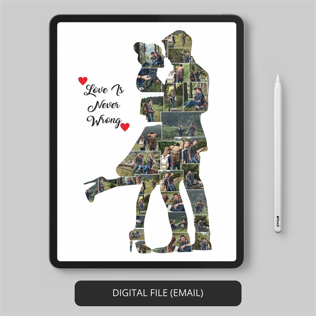 Couple Canvas Wall Art - Gift Ideas for Couples | Anniversary Gifts for Couples