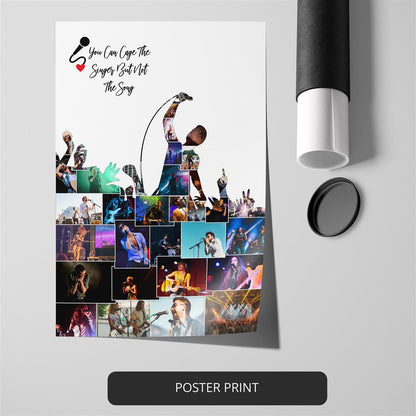 Singing Teacher Gifts - Customized Photo Collage for Music Enthusiasts