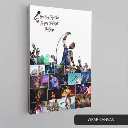 Unique Singing Gift - Personalized Photo Collage for Singers