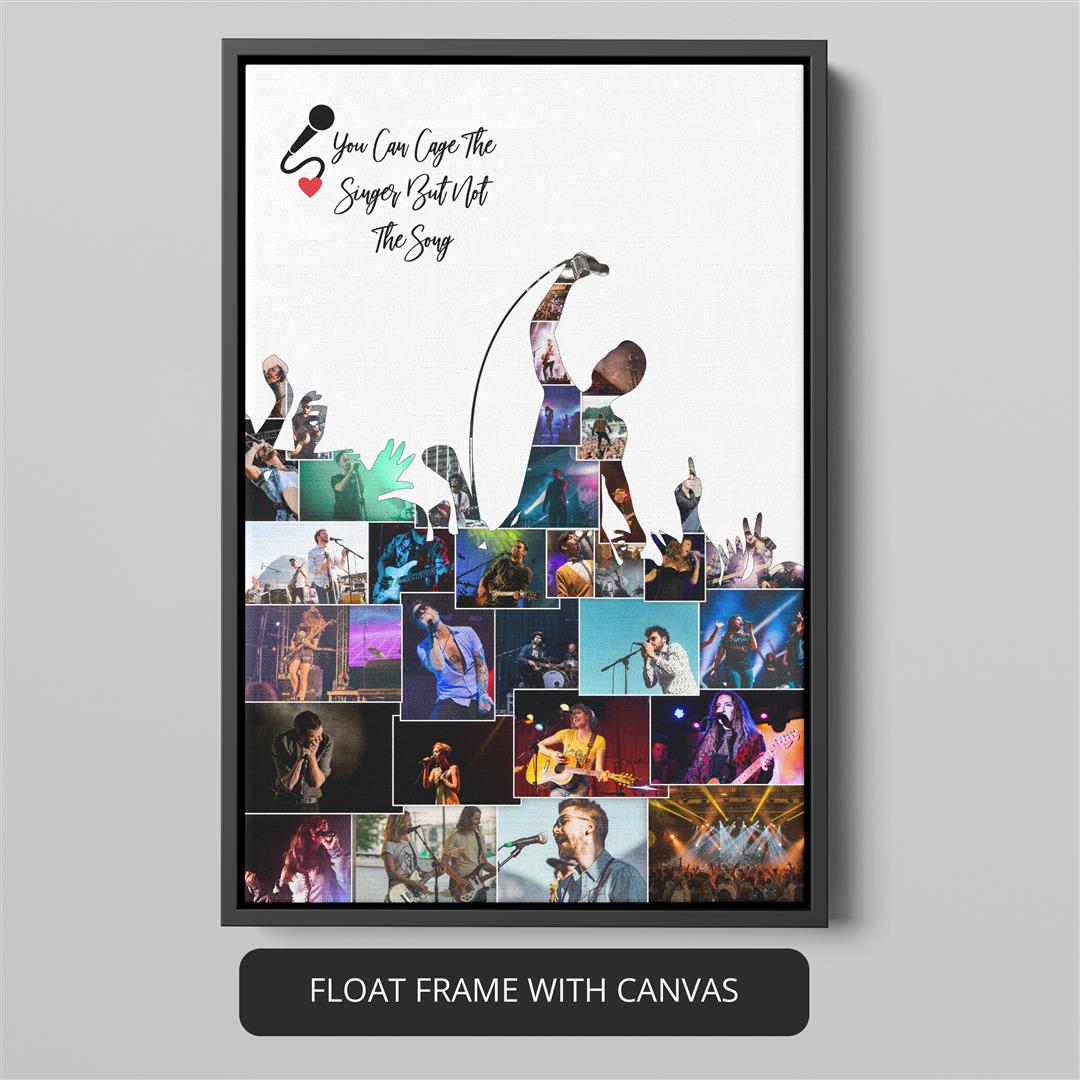 Singing Birthday Gifts - Custom Photo Collage for Singers and Music Lovers