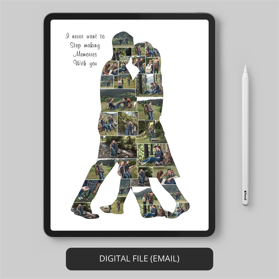 Picture Frame for Girlfriend - Memorable Photo Collage Gift