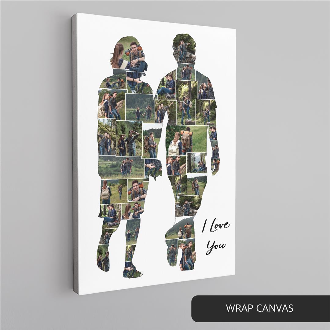 Couple Gift Ideas: Customized Photo Collage for Cherished Memories