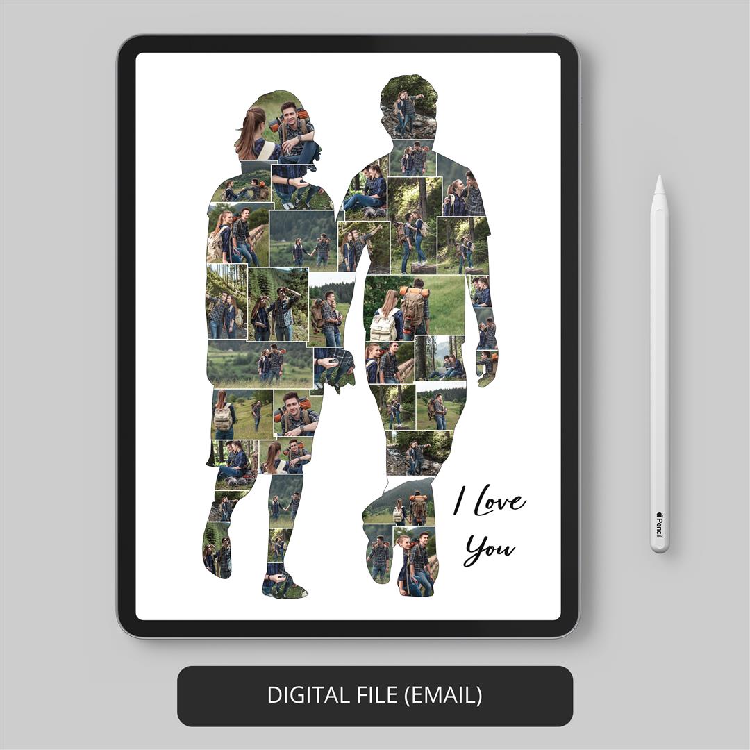 Romantic Couple Gift: Create a Lasting Memory with a Custom Photo Collage