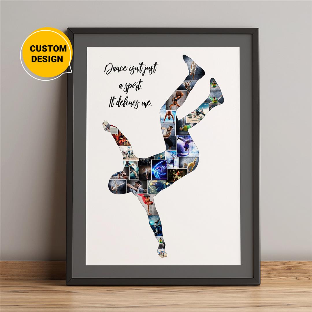 Custom Dance Teacher Gifts: Personalized Photo Collage for Dance Enthusiasts