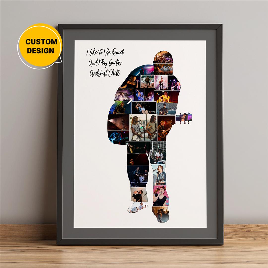 Personalized Photo Collage: Unique Presents for a Singer