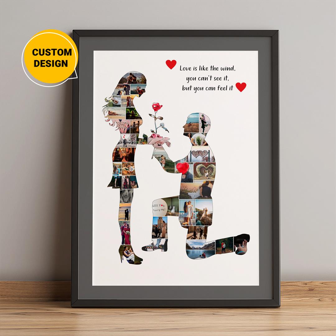 Couple Photo Collage: A Personalized Wall Art for Couples