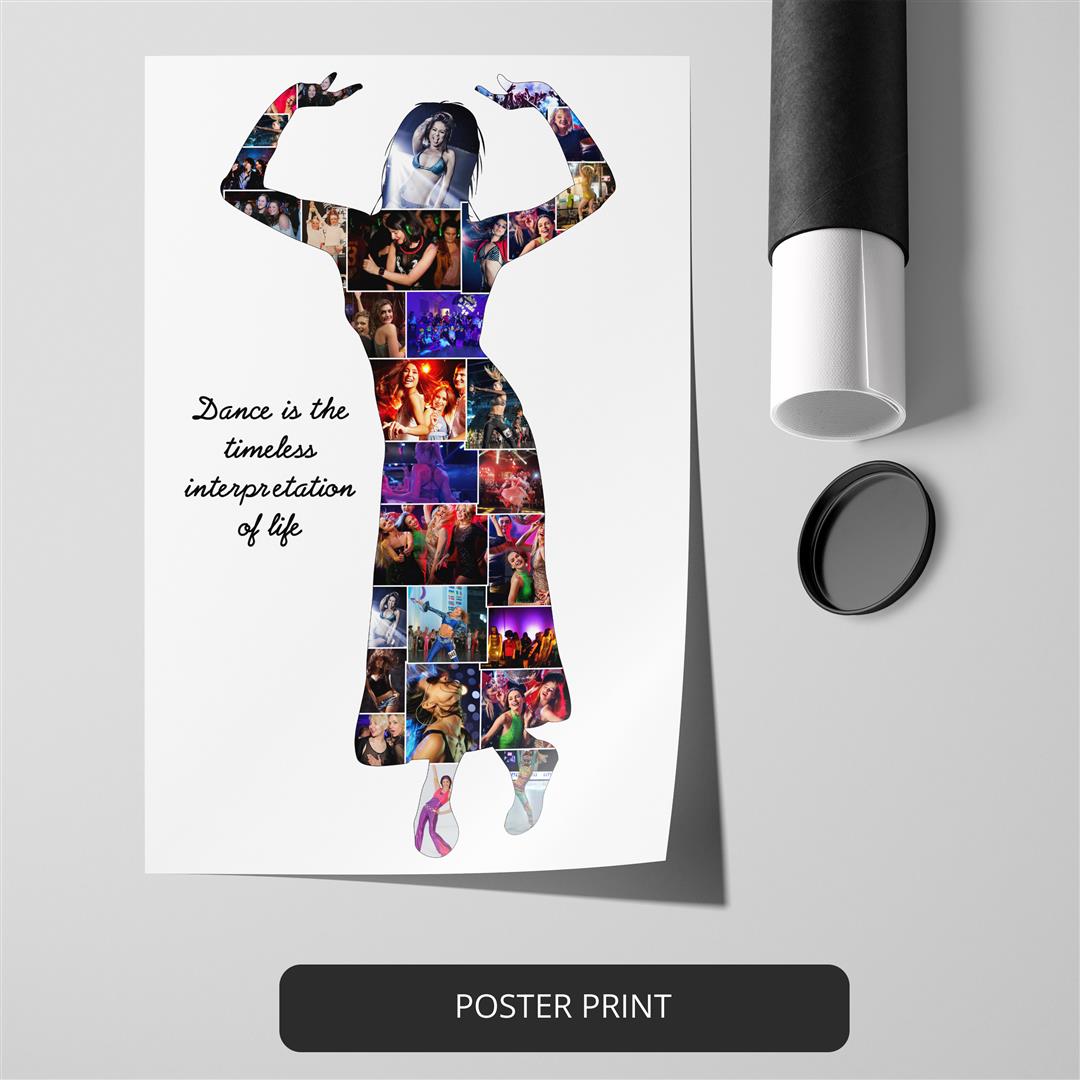 Unique Dance Poster: Personalized Gift for Dancers - Cherish Every Move