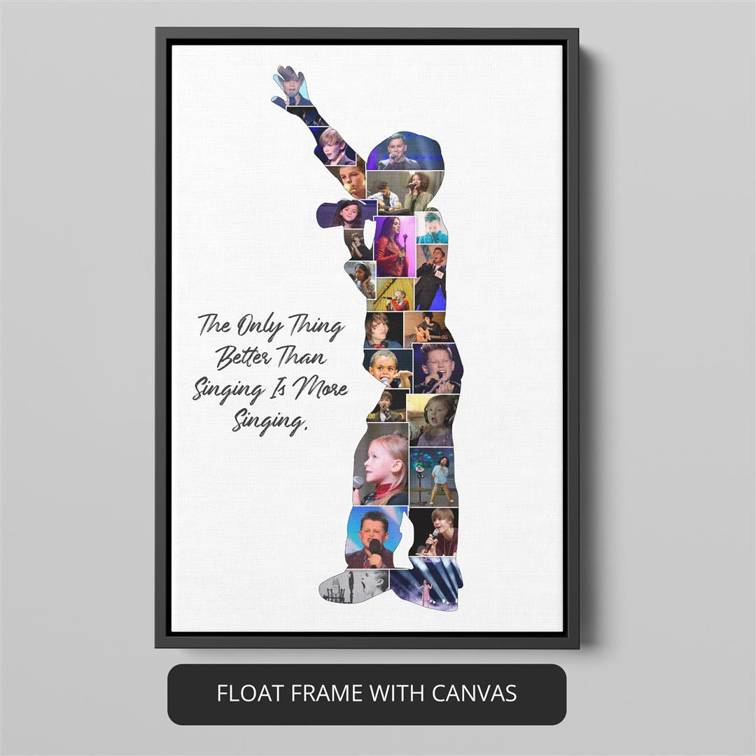 Thoughtful Presents for a Singer: Customized Gift Collage