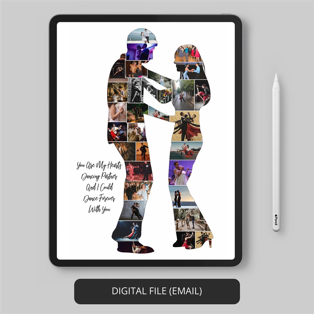 Anniversary Gift for Couple: Express Love with a Personalized Photo Collage