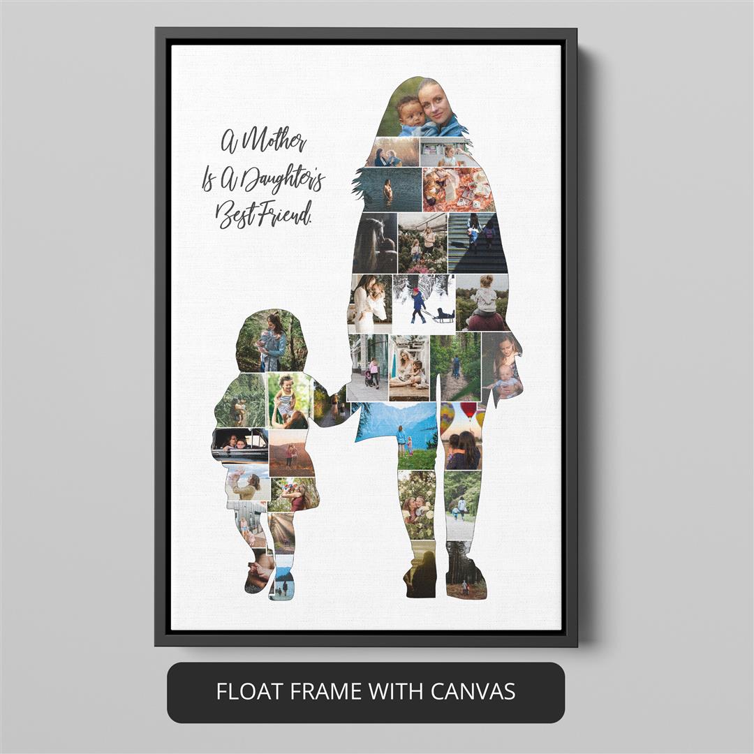 Best Mother's Day Gifts: Personalized Photo Collage - Unique Artwork for Mother's Day