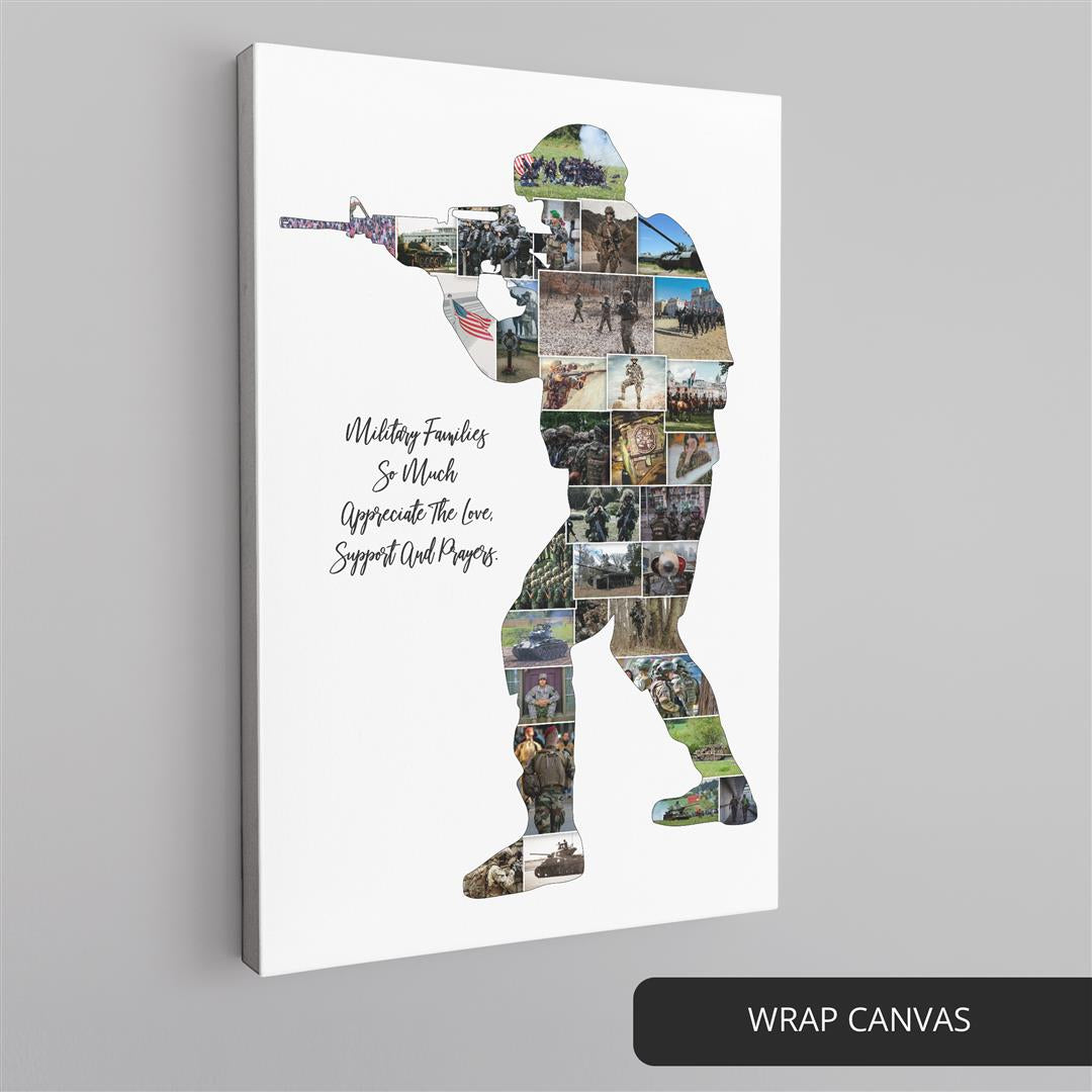 Gifts for an Army Soldier: Personalized Soldier Artwork