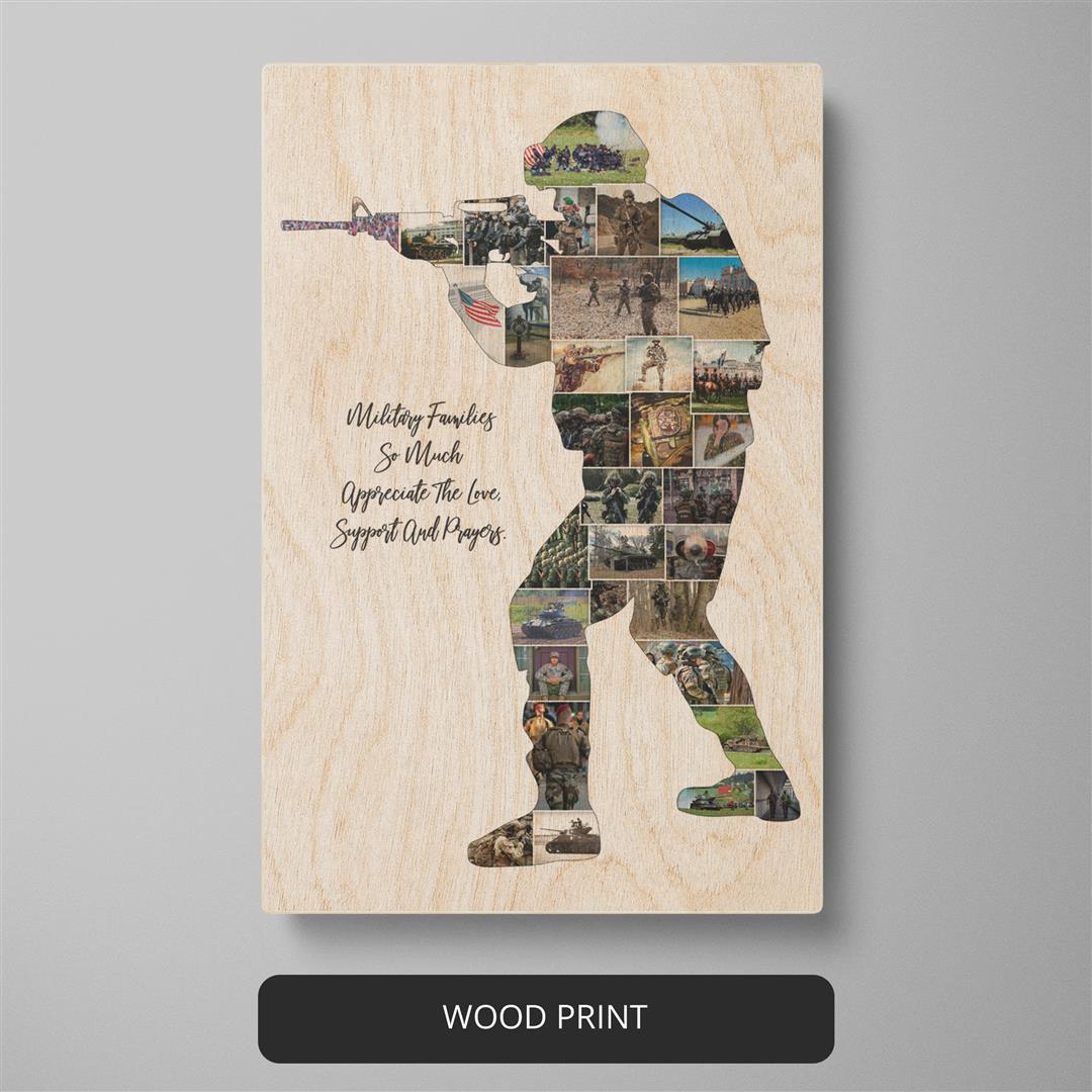 Photo Collage: Soldier Poster | Customizable Soldier Picture Frame
