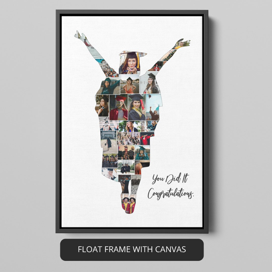 Graduation Decoration: Custom Photo Collage Art