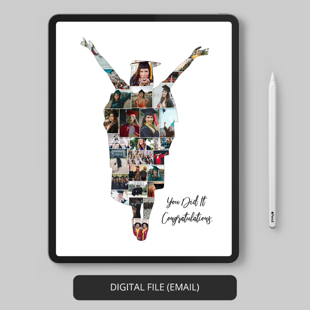 Graduation Picture Frames: Personalized Photo Collage Design