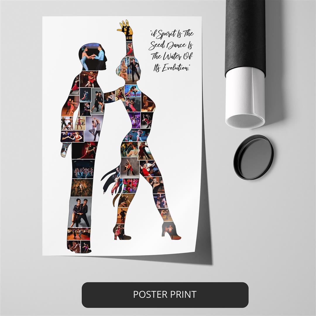 Couple Customized Gifts - Unique Dancing Couple Art