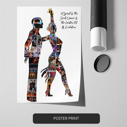 Couple Customized Gifts - Unique Dancing Couple Art