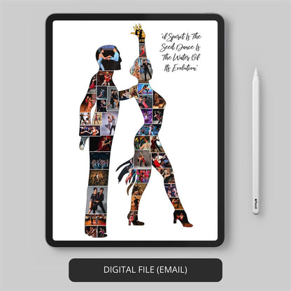 Personalized Couple Gift - Dancing Couple Canvas Wall Art