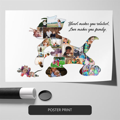 Tom and Jerry Gifts: Customizable Photo Collage Artwork
