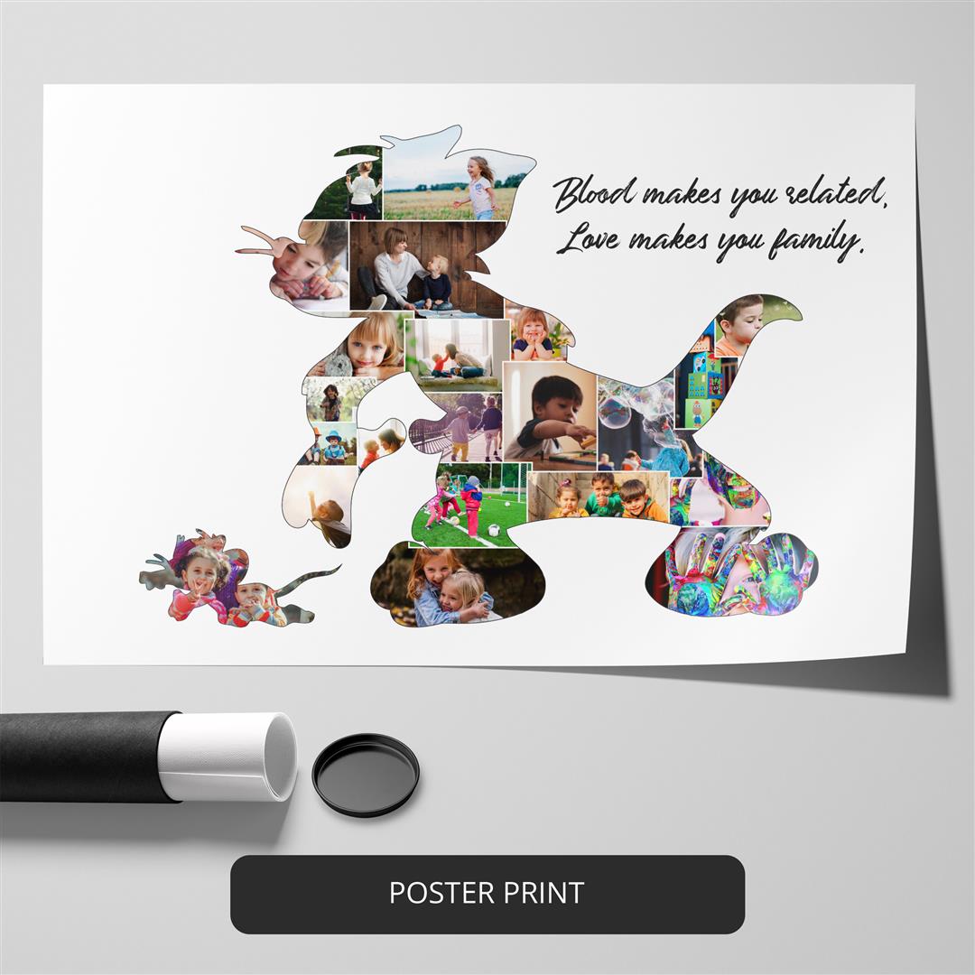 Tom and Jerry Gifts: Customizable Photo Collage Artwork