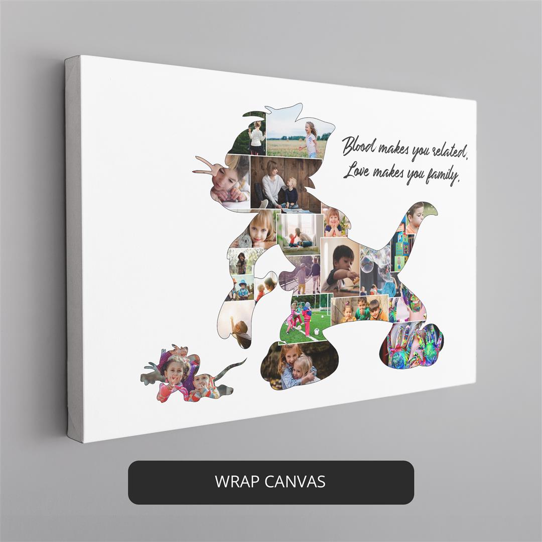 Tom and Jerry Wall Art: Vibrant Canvas Collage